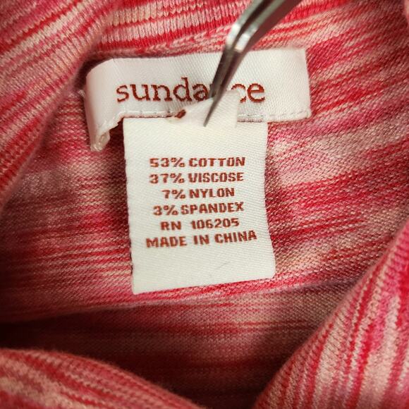 Sundance Turtleneck Womens Size XL Marled Pink Long Sleeve - Picture 8 of 11